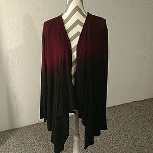 Long knot cardigan.